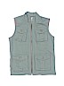 Tea 100% Cotton Green Vest Size 6 - 7 - photo 1