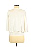 Christopher & Banks 100% Cotton White Cardigan Size M (petite) - photo 2