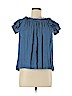Ann Taylor LOFT Blue Short Sleeve Top Size M (petite) - photo 1