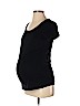 Liz Lange Maternity Black Short Sleeve T-Shirt Size XS - photo 1
