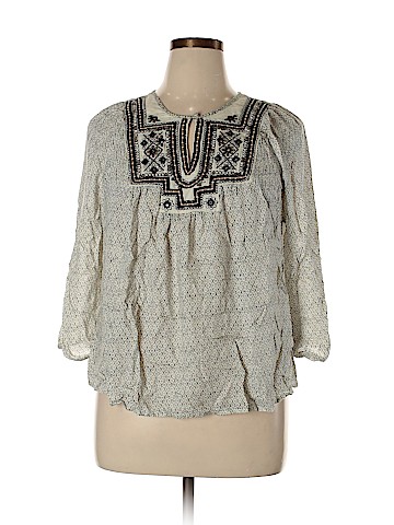 Lucky Brand 3/4 Sleeve Blouse (view 1)