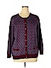 Lands' End 100% Cotton Burgundy Cardigan Size 1X - photo 1