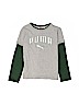 Puma 100% Cotton Gray Long Sleeve T-Shirt Size 6 - photo 1