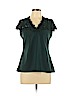 H&M Green Short Sleeve Blouse Size L - photo 1