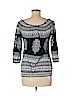 Lucky Brand 100% Cotton Blue 3/4 Sleeve Top Size M - photo 2