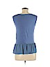 Ann Taylor LOFT 100% Rayon Blue Sleeveless Top Size M (petite) - photo 2