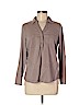 SONOMA life + style Tan Long Sleeve Blouse Size L - photo 1