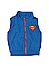 Superman 100% Polyester Blue Vest Size L (kids) - photo 1