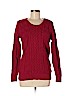 L.L.Bean 100% Cotton Red Pullover Sweater Size L - photo 1