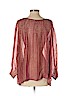 Love Sam Pink Long Sleeve Blouse Size S - photo 2