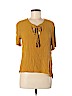 H&M Yellow Short Sleeve Blouse Size 8 - photo 1
