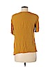 H&M Yellow Short Sleeve Blouse Size 8 - photo 2