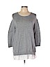Calvin Klein Gray Pullover Sweater Size L - photo 1