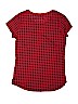 Justice Plaid Red Short Sleeve T-Shirt Size 14 - 16 - photo 2