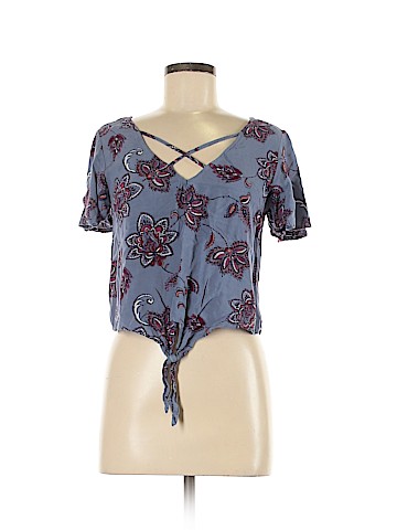 Mudd Short Sleeve Blouse (view 1)