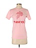 Veda 100% Cotton Pink Short Sleeve T-Shirt Size P (petite) - photo 1