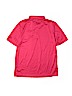 Port Authority 100% Polyester Pink Short Sleeve Polo Size L (youth) - photo 2