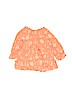 OshKosh B'gosh 100% Rayon Floral Orange 3/4 Sleeve Blouse Size 5T - photo 1