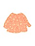 OshKosh B'gosh 100% Rayon Floral Orange 3/4 Sleeve Blouse Size 5T - photo 2