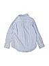 Ralph Lauren 100% Cotton Stripes Blue Long Sleeve Button-Down Shirt Size 6 - photo 2