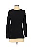 Old Navy - Maternity 100% Cotton Black Long Sleeve T-Shirt Size S - photo 2