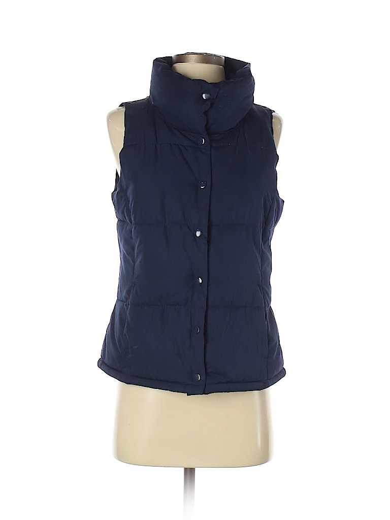 Forever 21 100% Polyester Blue Vest Size S - photo 1