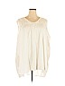 Avenue 100% Cotton White Sleeveless Top Size 32 - photo 1