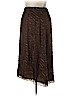 VIE By Victoria Royal 100% Silk Brown Silk Skirt Size 18 - photo 2
