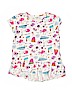 Gymboree 100% Cotton White Short Sleeve Top Size 10 - 12 - photo 1