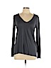 Splendid Gray Long Sleeve T-Shirt Size L - photo 1