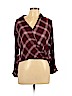 Hollister Burgundy Long Sleeve Blouse Size M - photo 1