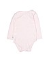 Baby Gap 100% Cotton Pink Long Sleeve Onesie Size 6-12 mo - photo 2