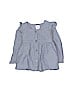 Baby Gap 100% Cotton Blue Long Sleeve Blouse Size 6-12 mo - photo 1