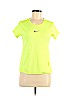 Nike 100% Polyester Yellow Active T-Shirt Size M - photo 1