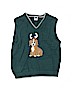Janie and Jack 100% Cotton Green Sweater Vest Size 4 - photo 1