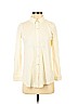 J.jill 100% Cotton Ivory Long Sleeve Button-Down Shirt Size XS (petite) - photo 1