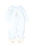Little Me 100% Cotton Blue Long Sleeve Onesie Size Newborn - photo 1