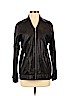 Veda 100% Lambskin Black Leather Jacket Size P (petite) - photo 1