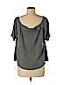 Diane von Furstenberg 100% Viscose Gray Short Sleeve Top Size M - photo 2