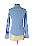 Banana Republic Blue Long Sleeve Button-Down Shirt Size 4 (petite) - photo 2