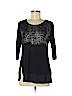 Apt. 9 Black 3/4 Sleeve Top Size M (petite) - photo 1