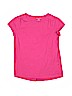 Lands' End 100% Cotton Solid Pink Short Sleeve T-Shirt Size M (youth) - photo 1