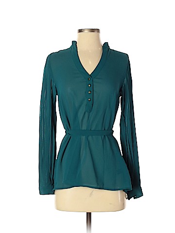 Double Zero Long Sleeve Blouse (view 1)