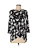 Alfani Black 3/4 Sleeve Top Size M (petite) - photo 1