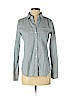 Theory 100% Cotton Blue Long Sleeve Button-Down Shirt Size S - photo 1