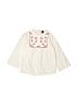 Baby Gap 100% Cotton Ivory Long Sleeve Blouse Size 3 - photo 1