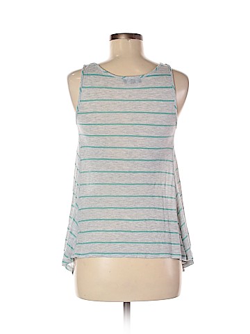 Aqua Sleeveless Top (view 2)