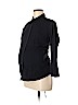 Duo Maternity Black 3/4 Sleeve Button-Down Shirt Size M - photo 1