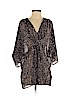 H&M 100% Polyester Black 3/4 Sleeve Blouse Size 4 - photo 1