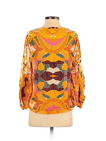 Diane von Furstenberg 3/4 Sleeve Silk Top (view 2)
